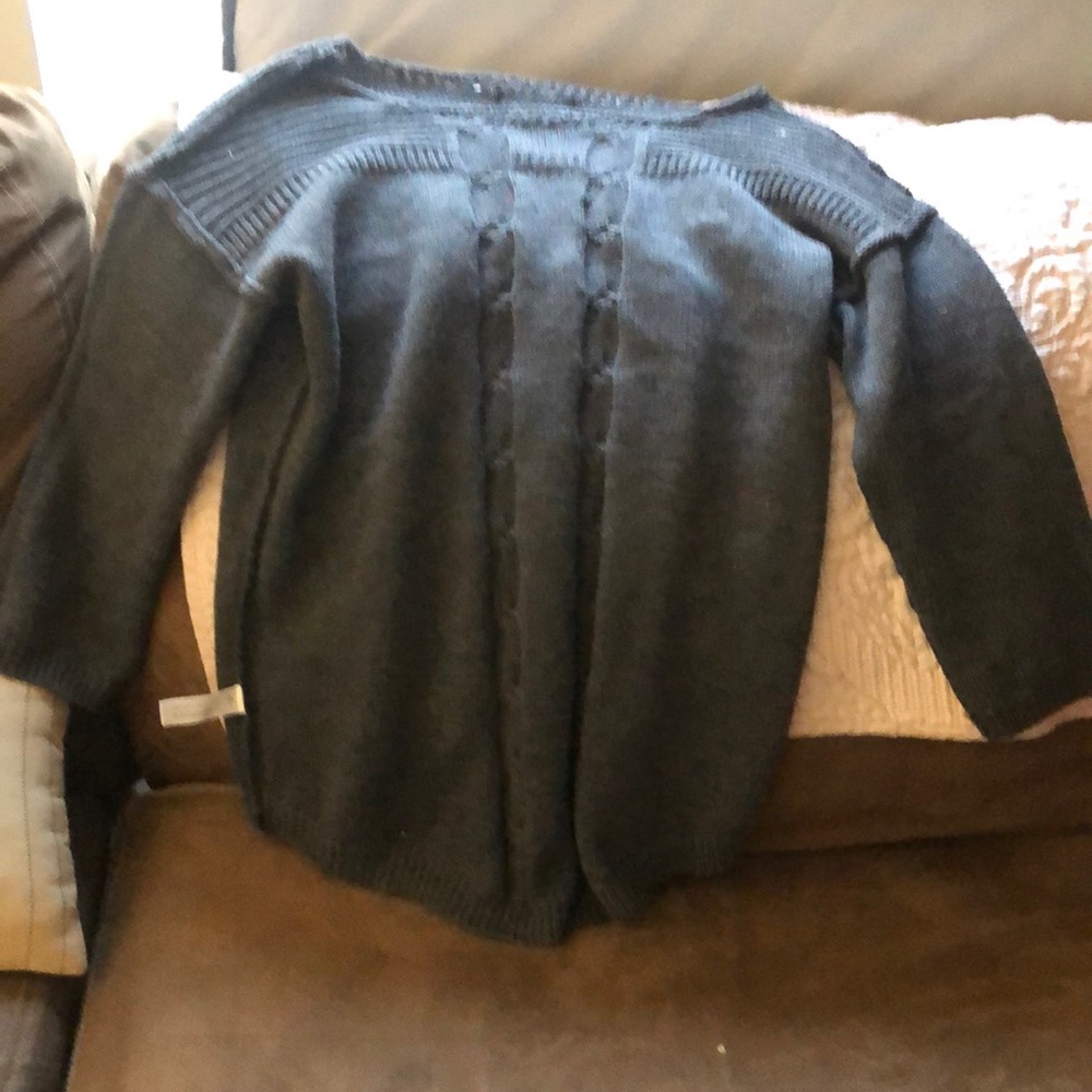 debbie morgan grey sweater